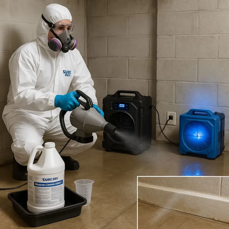 Sanitization and Odor Removal process in Shutesbury, MA